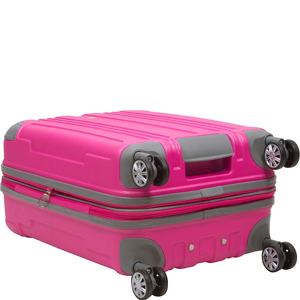 Dejuno Kingsley Abs 3 - Piece Hardside Spinner Luggage Set - Blue, One Size