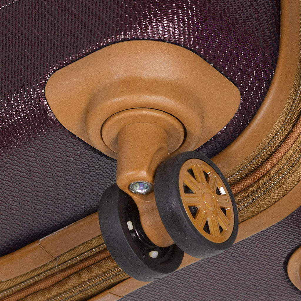 Dejuno Legion 3 - PC Hardside Spinner TSA Combination Lock Luggage Set - Burgundy
