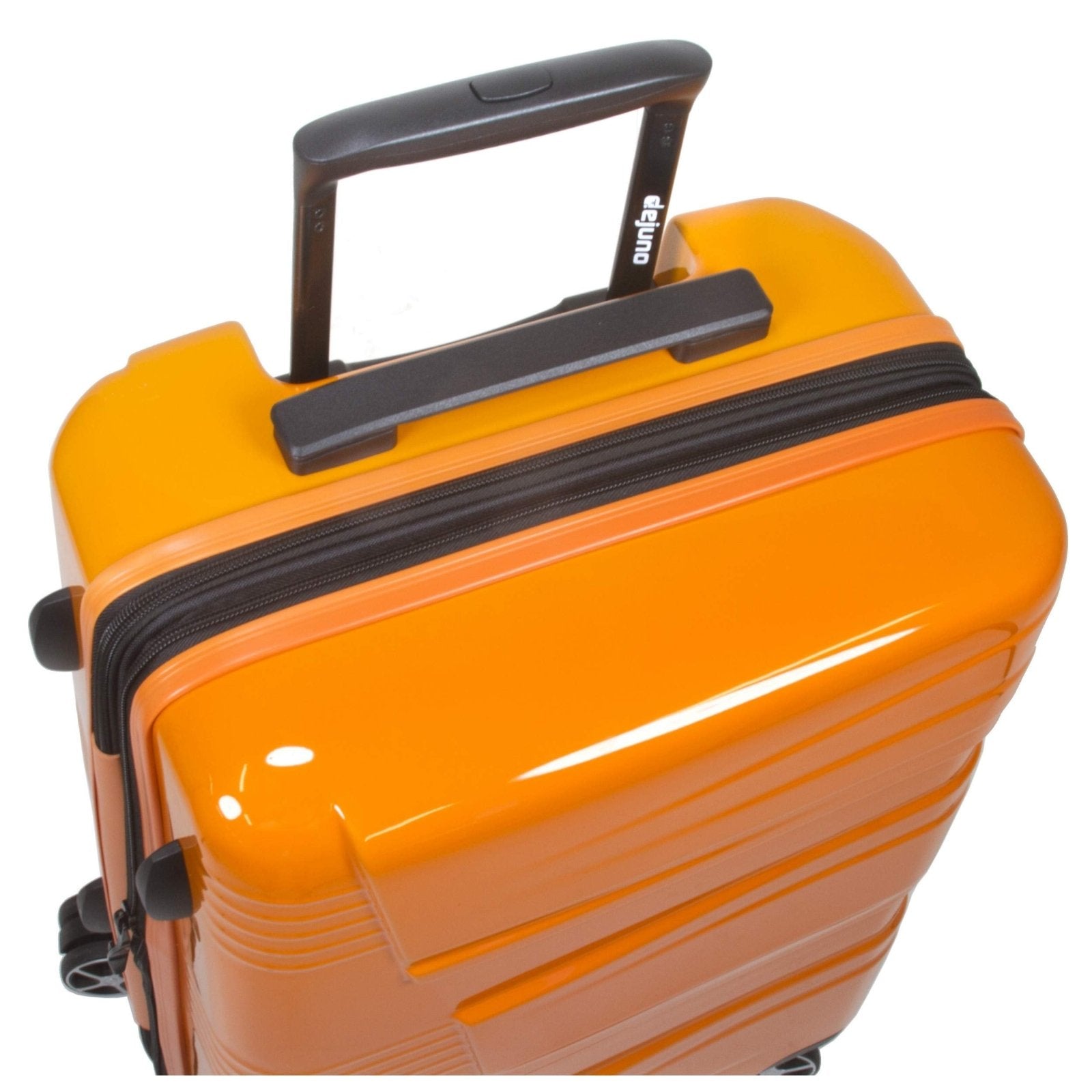 Dejuno Lumos New Generation Hardside Expandable Spinner Luggage, Orange, 3 - Piece Set
