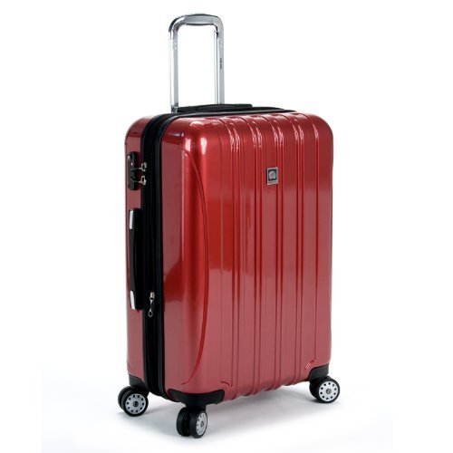 Delsey Luggage Helium Aero 3 Piece Spinner Luggage Set (One Size, Brick Red)