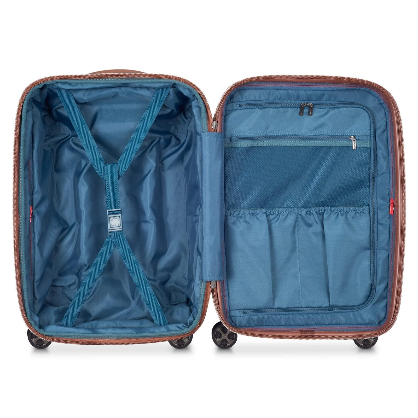 DELSEY PARIS Carrousel Hardside Expandable Luggage with Spinner Wheels, Platinum, 3 Piece Set (21/24/28)