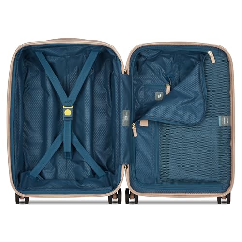 DELSEY PARIS Chatelet Air 2.0, 20 Inch Carry-On Plus Luggage, Beige Rose