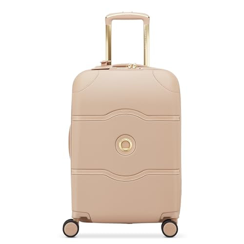 DELSEY PARIS Chatelet Air 2.0, 20 Inch Carry-On Plus Luggage, Beige Rose