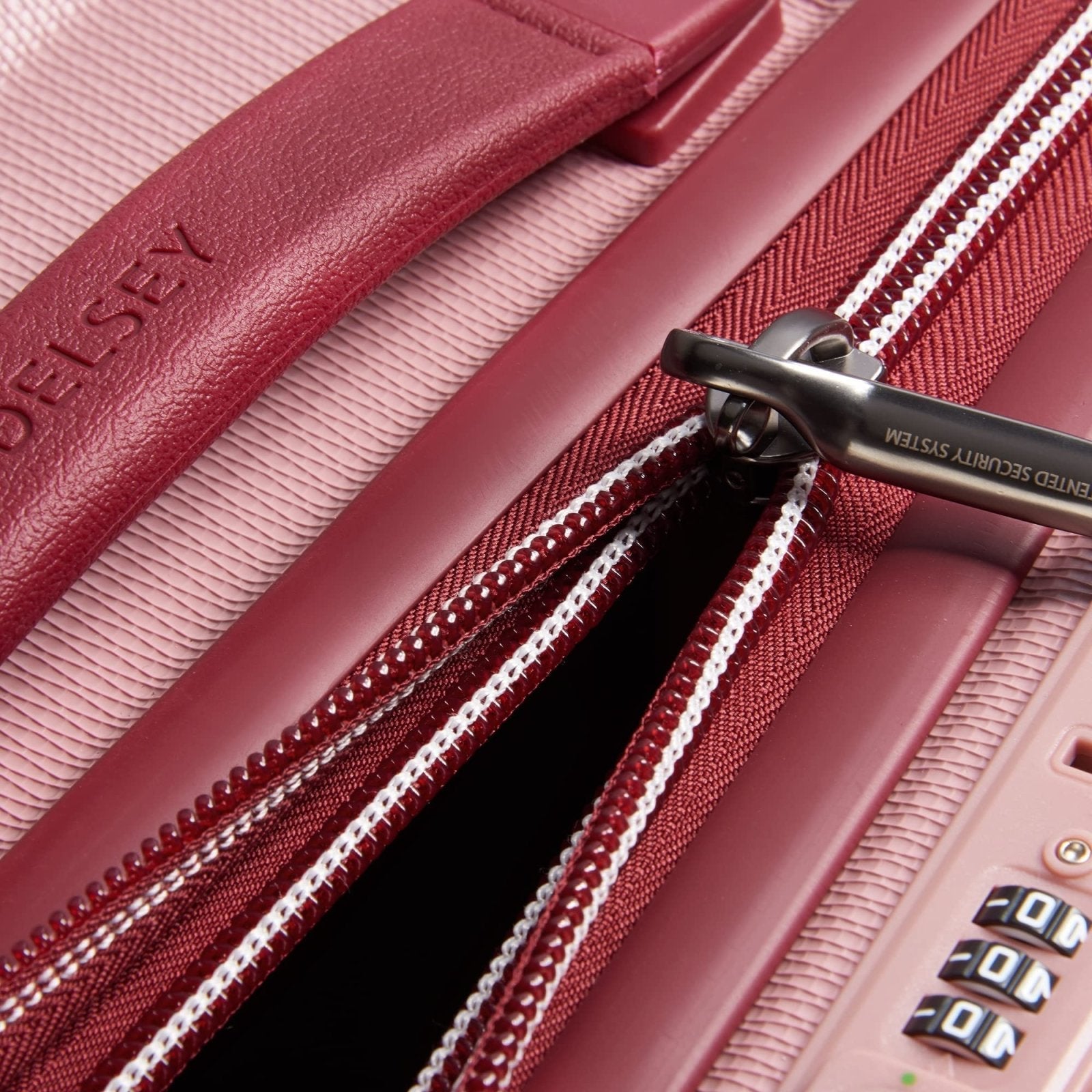 DELSEY PARIS Chatelet Air 2.0 Hardside Luggage Trunk with Spinner Wheels, Pink, Checked - 26 Inch Trunk