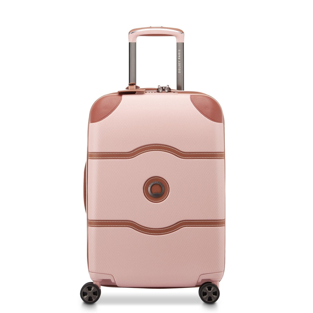 DELSEY PARIS Chatelet Air 2.0 Hardside Luggage with Spinner Wheels, Blush Pink, Carry on Plus 20 Inch