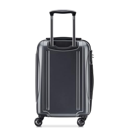DELSEY PARIS Helium Aero Hardside Expandable Luggage with Spinner Wheels, Titanium, Carry - On 19 Inch