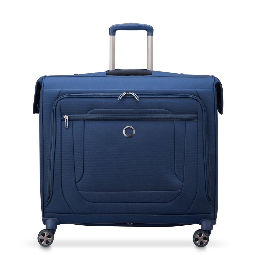 DELSEY PARIS Helium DLX Rolling Garment Bag with Spinner Wheels, Navy Blue