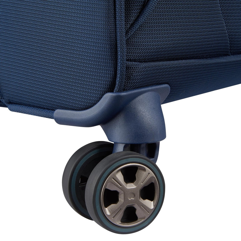 DELSEY PARIS Helium DLX Rolling Garment Bag with Spinner Wheels, Navy Blue
