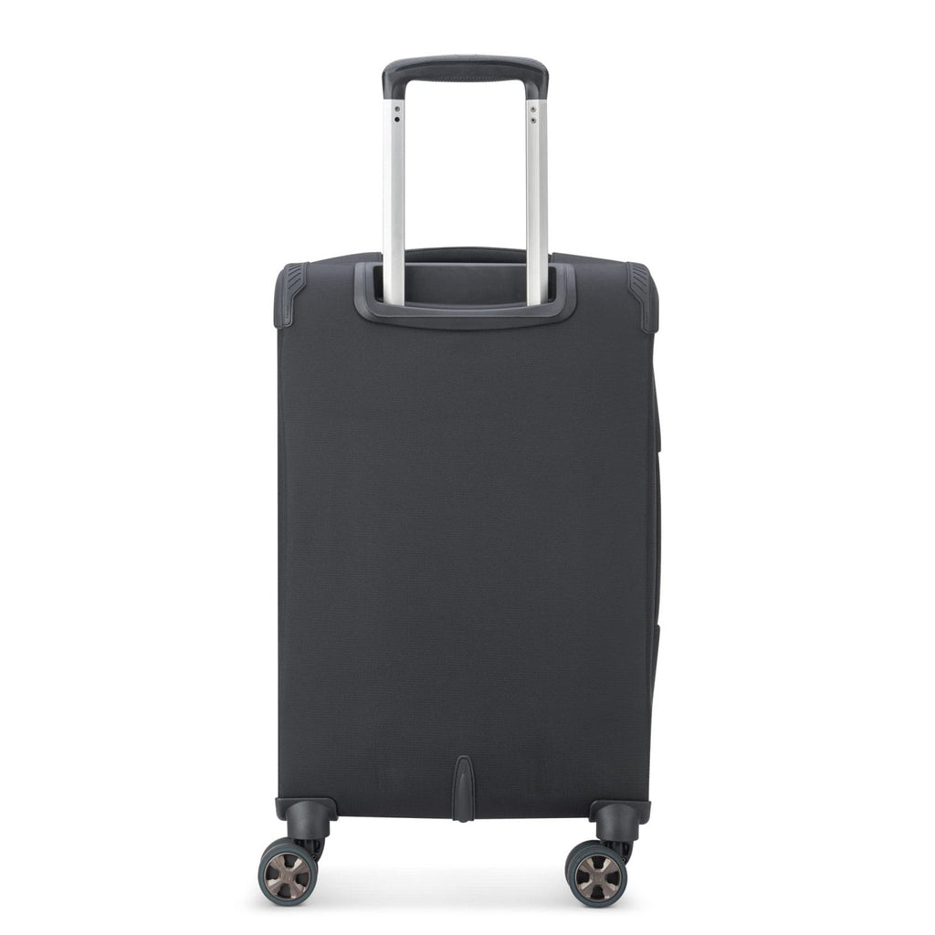 DELSEY PARIS Helium DLX Softside Expandable Luggage with Spinner Wheels, Black, Carry on 20 Inch