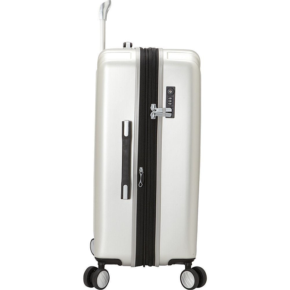 DELSEY PARIS Titanium Hardside Expandable Luggage with Spinner Wheels, Black Cherry Red, 2 - Piece Set (21/25)