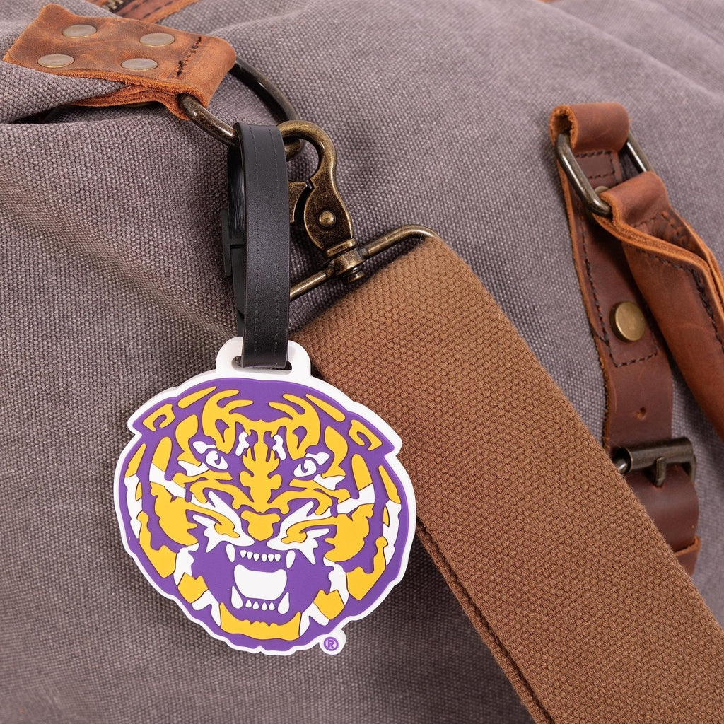 Desert Cactus Louisiana State University Luggage Tag – Official LSU Tigers GeauxTravel ID Tag for Suitcases, Bags, and Carry - Ons (Design B)