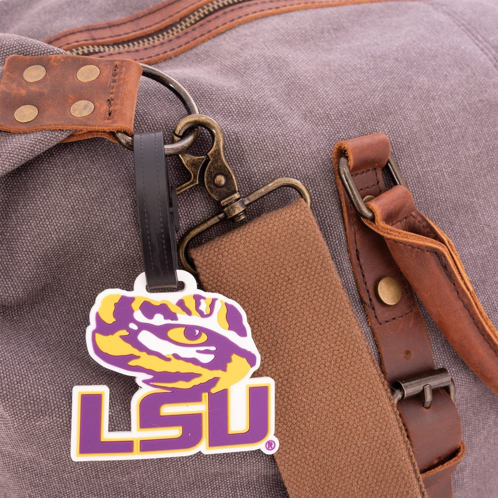 Desert Cactus Louisiana State University Luggage Tag – Official LSU Tigers GeauxTravel ID Tag for Suitcases, Bags, and Carry - Ons (PVC - Design A)