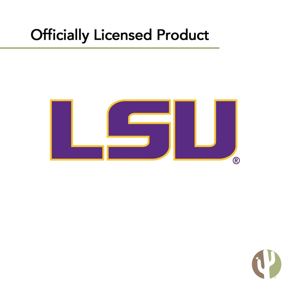 Desert Cactus Louisiana State University Luggage Tag – Official LSU Tigers GeauxTravel ID Tag for Suitcases, Bags, and Carry - Ons (PVC - Design A)