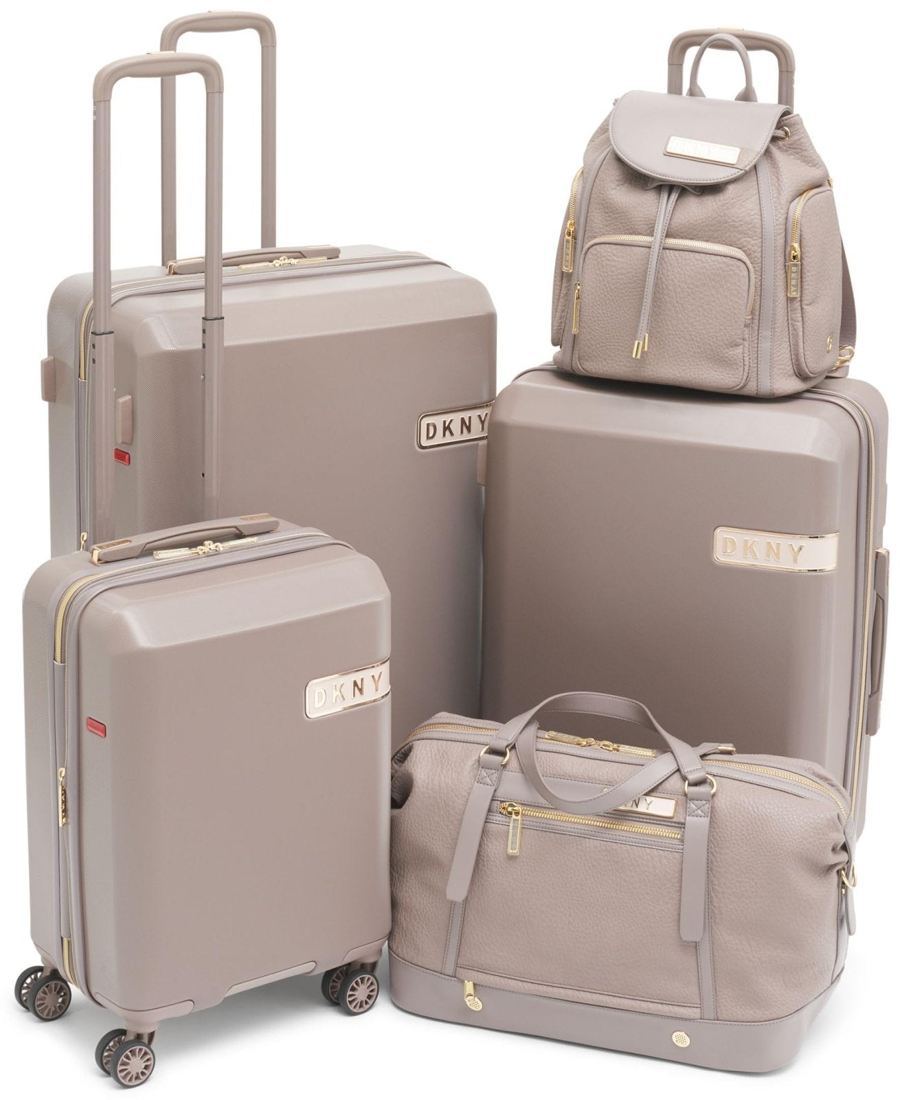 DKNY Unisex Luggage travel,ASH,13"