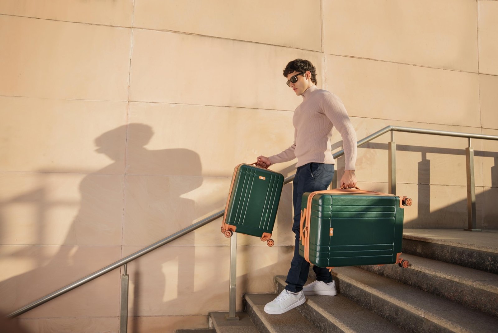 Dockers Hooper Hardside Expandable 8 - Wheel Spinner Travel Checked Luggage, 28 - Inch, Ponderosa Pine
