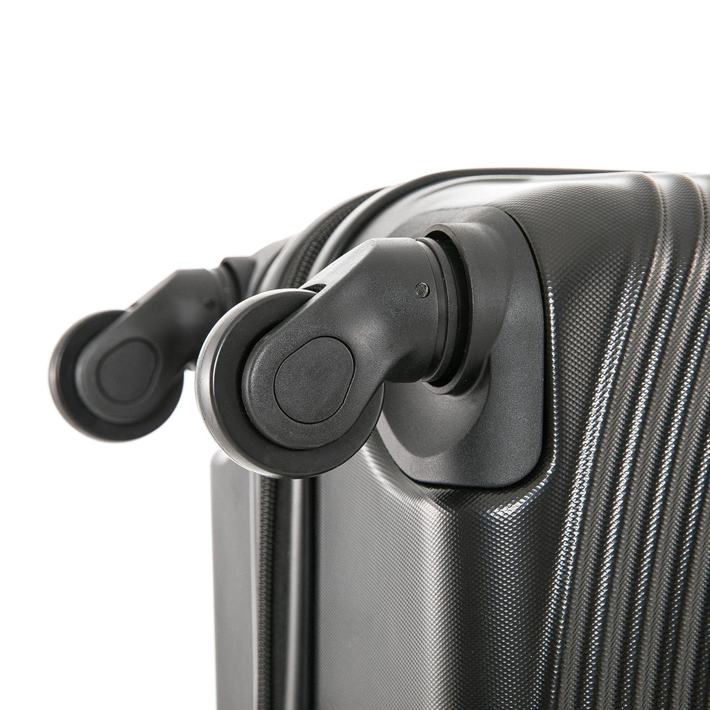 DUKAP INCEPTION Luggage with Spinner Wheels | Durable Lightweight Hardshell Suitcase, Travel Bag with Handle and Trolley, 20 - Inch Carry On Small Luggage | Black