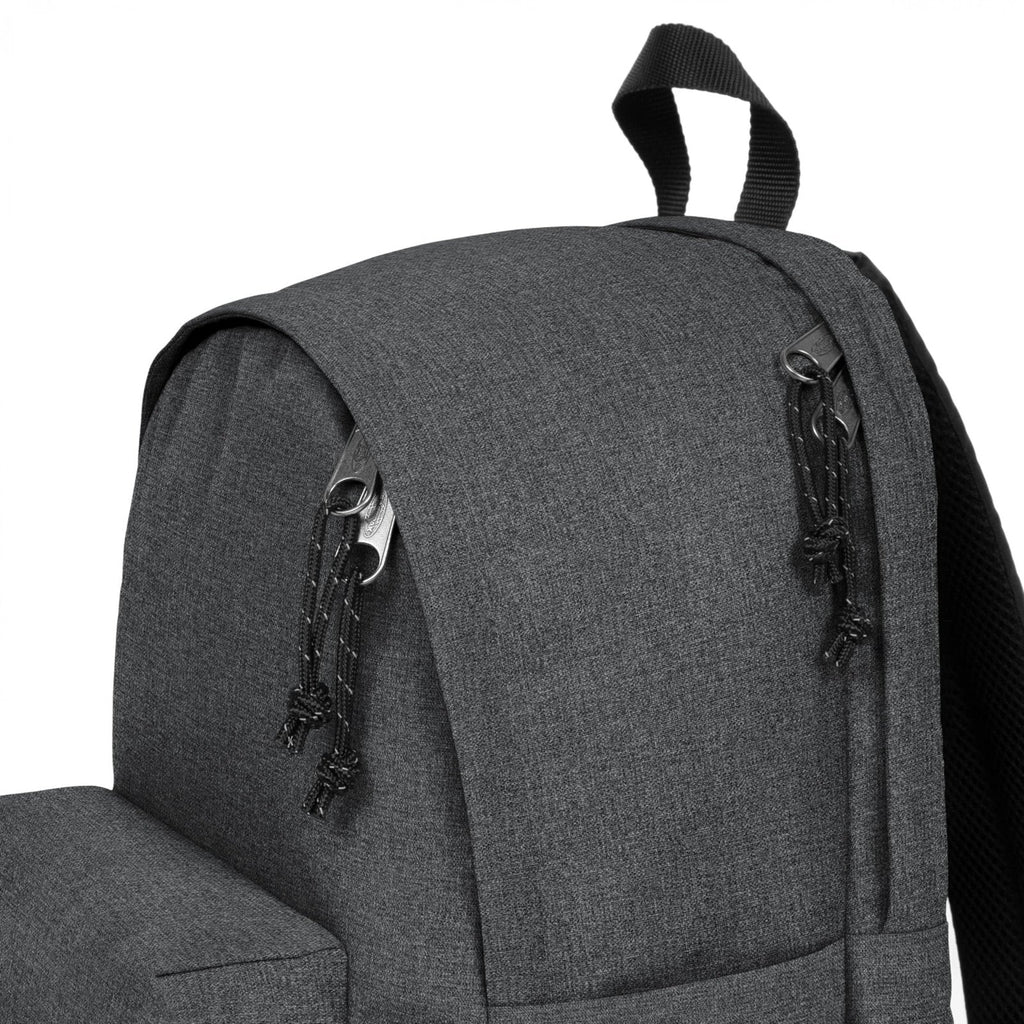 EASTPAK Day Office – 31 L Laptop Backpack for 16 - Inch Devices - Secure Business Durable Travel Carry - On, Bottle Pocket Holder, Black Denim
