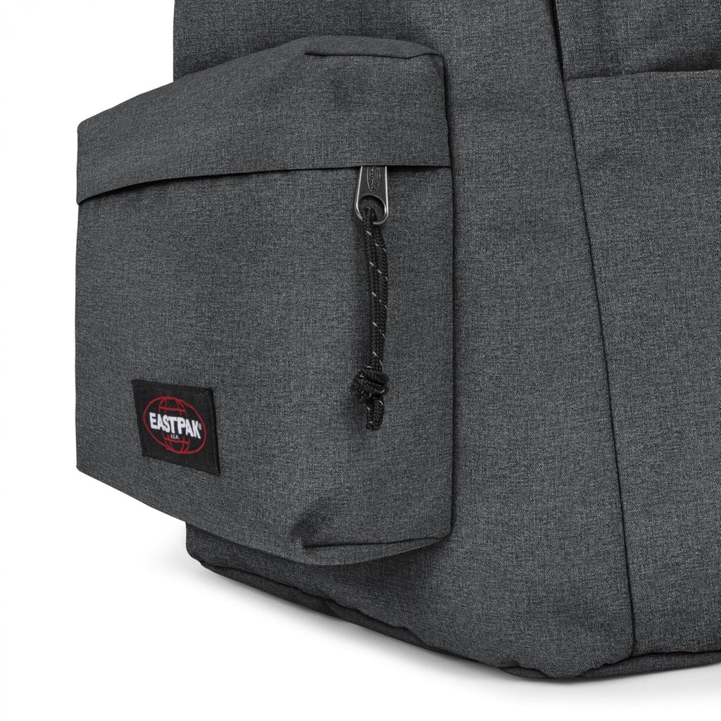 EASTPAK Day Office – 31 L Laptop Backpack for 16 - Inch Devices - Secure Business Durable Travel Carry - On, Bottle Pocket Holder, Black Denim