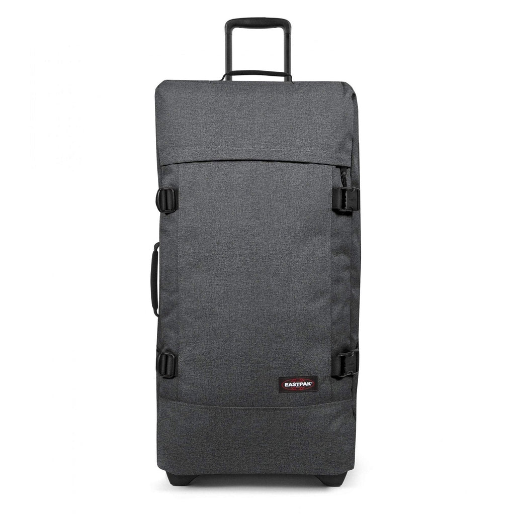 Eastpak Tranverz L – 121L Large Wheeled Luggage with Dual Compartments, TSA Lock, Compression Straps & Smooth-Wheeling System, Black Denim