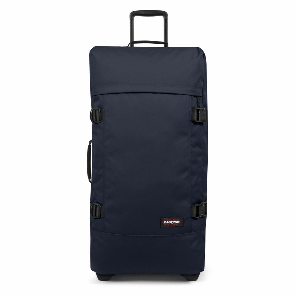 EASTPAK Tranverz L – 121L Large Wheeled Luggage with Dual Compartments, TSA Lock, Compression Straps & Smooth-Wheeling System, Ultra Marine