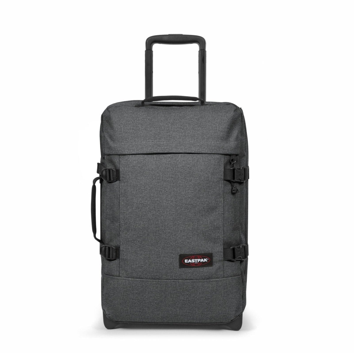 Eastpak Tranverz S – 42L Large Wheeled Luggage with Dual Compartments, TSA Lock, Compression Straps & Smooth-Wheeling System, Black Denim