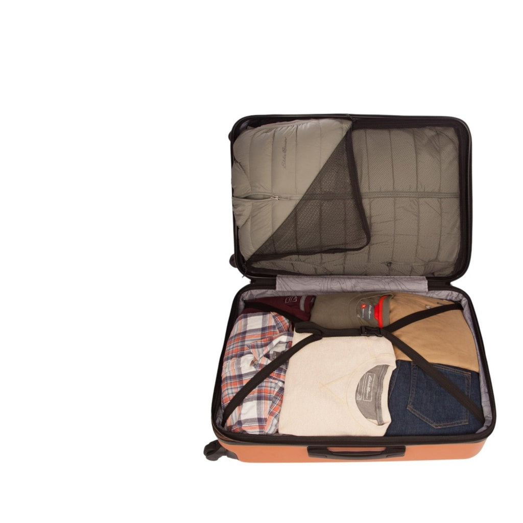 Eddie Bauer Flatiron Check - In 28" Luggage | Hardside | Spinner Wheels | Expandable | Lightweight | Travel Essentials - Paprika
