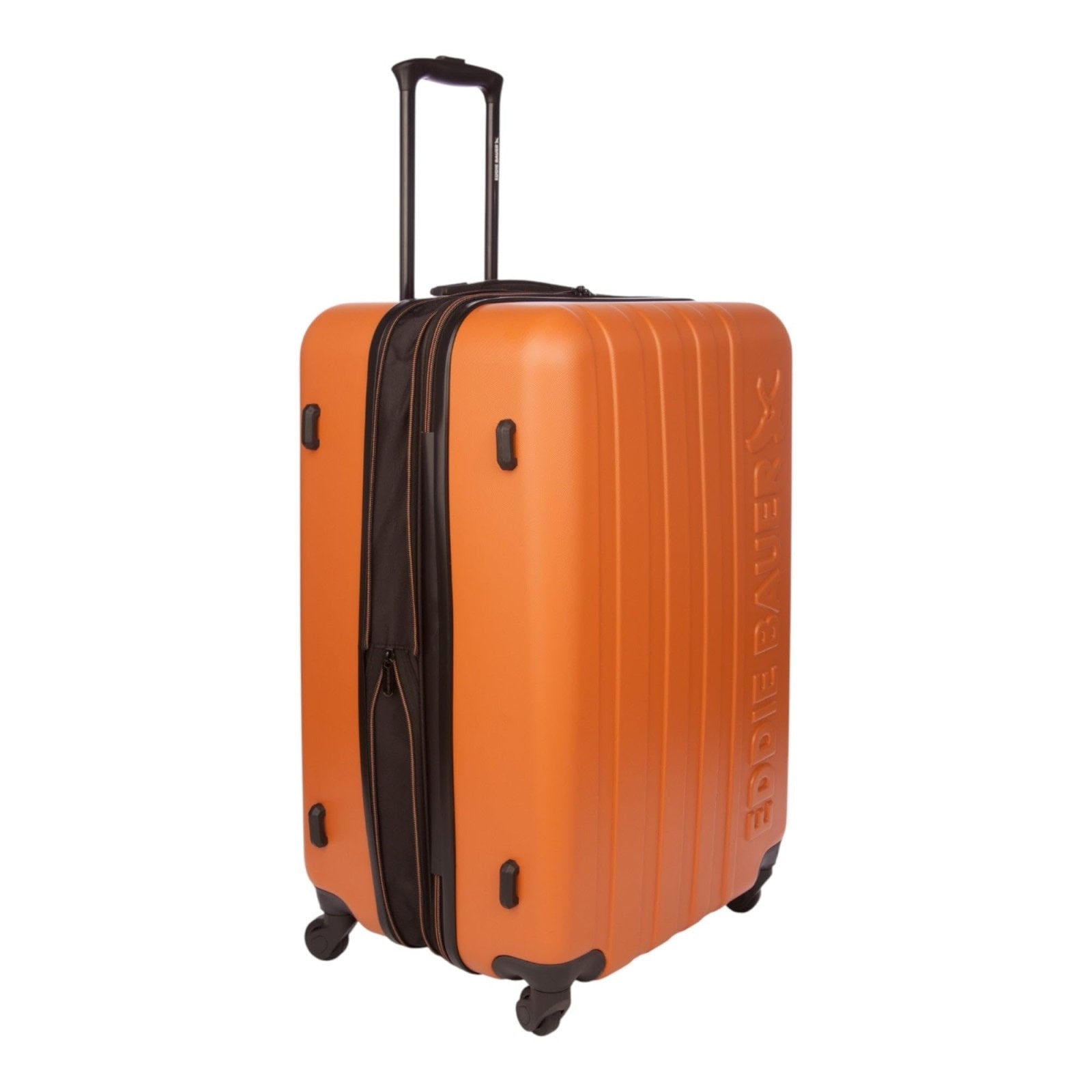 Eddie Bauer Flatiron Check - In 28" Luggage | Hardside | Spinner Wheels | Expandable | Lightweight | Travel Essentials - Paprika