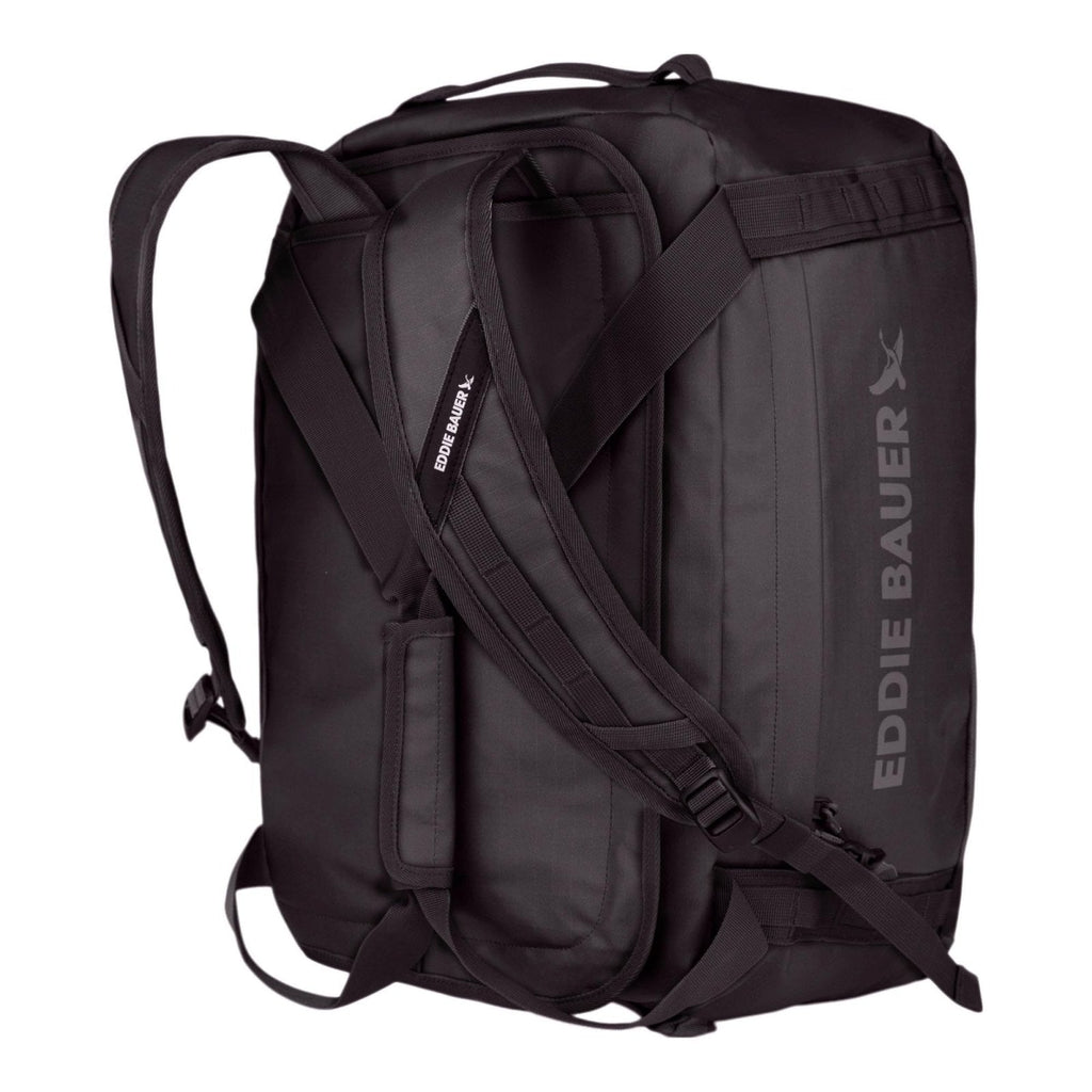 Eddie Bauer Maximus Convertible Duffel Bag | 40L | Travel | Outdoor Gear | Convertible Backpack | Weather - Resistant | Durable | Rugged - Black