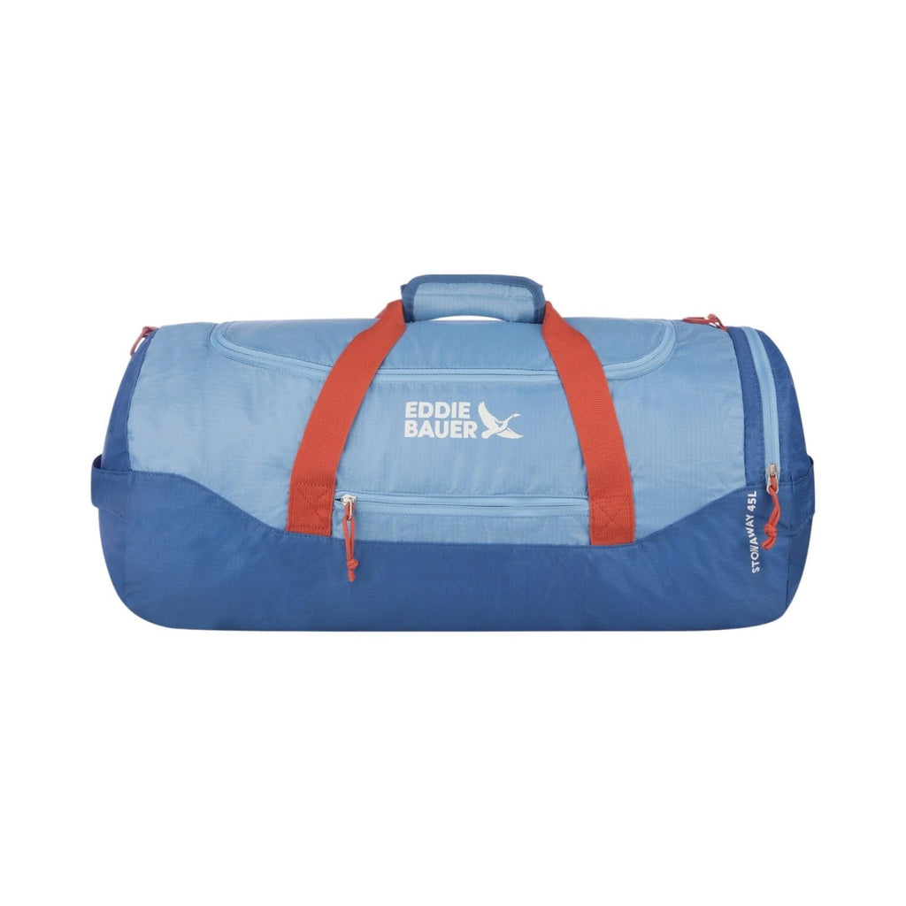 Eddie Bauer Stowaway Packable Duffel Bag | Travel | Foldable | Lightweight | Durable | Ripstop Polyester, 45L, Coast