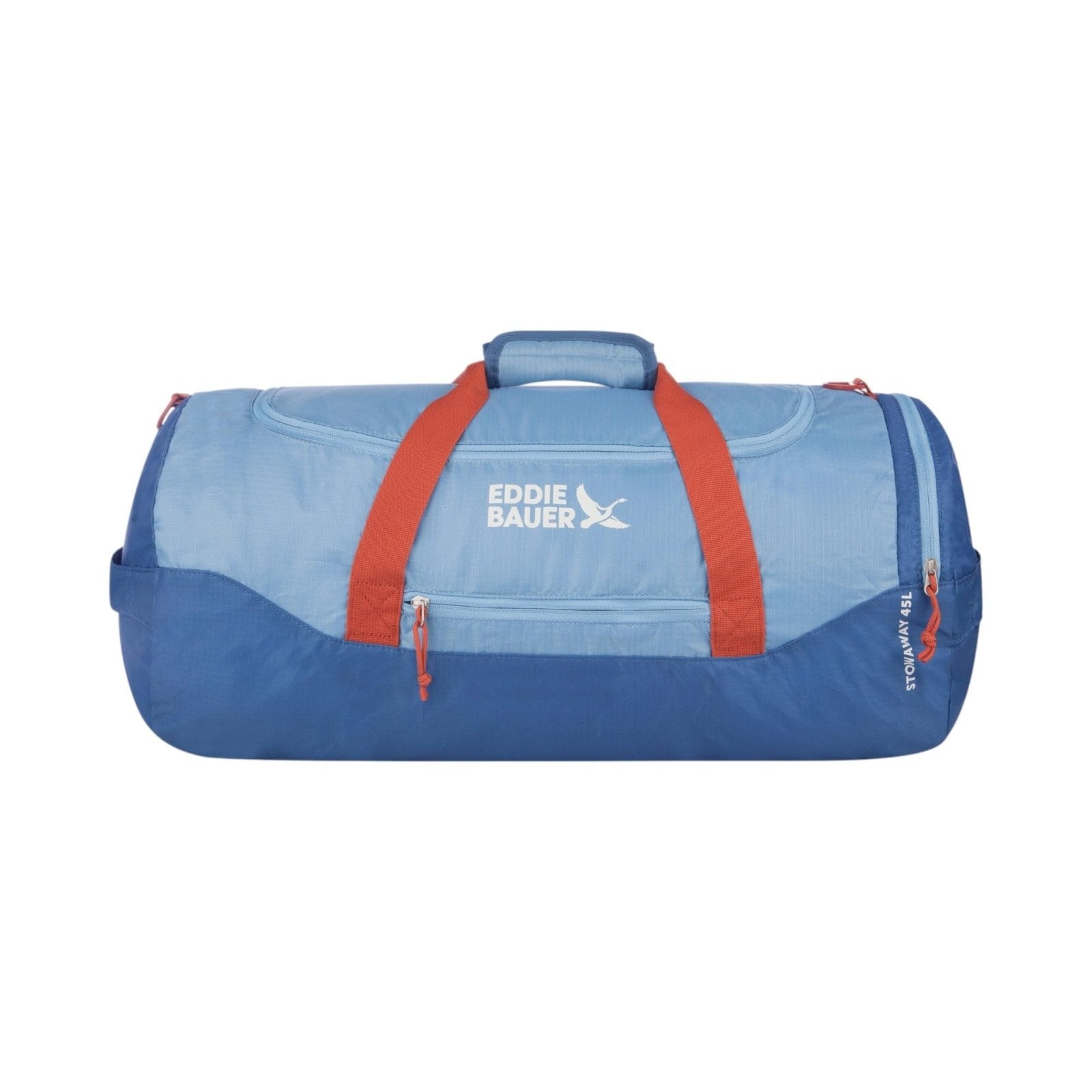 Eddie Bauer Stowaway Packable Duffel Bag | Travel | Foldable | Lightweight | Durable | Ripstop Polyester, 45L, Coast