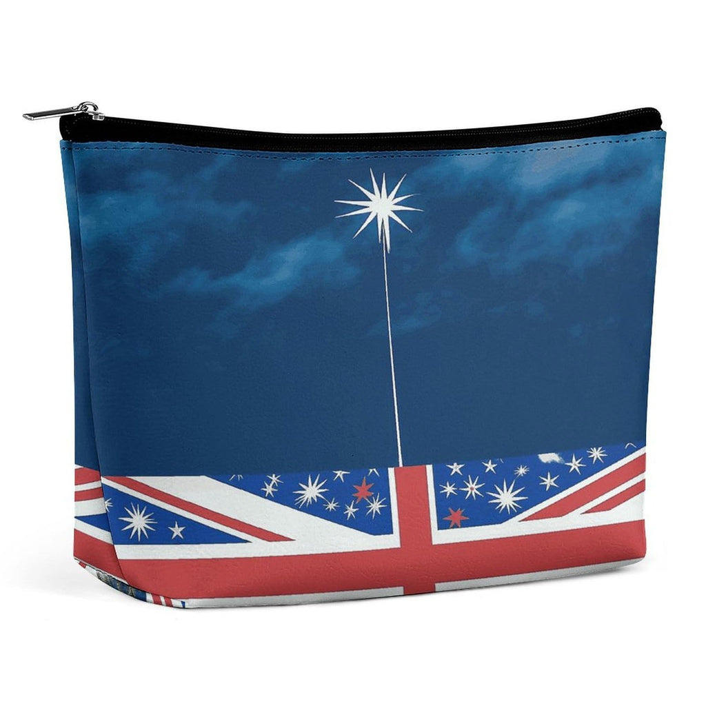 FekiLoot New Zealand Flag Makeup Bag for Purse Large Capacity Cosmetic Bags Aesthetic Accessories Storage Bag for Women Travel Toiletry Bags Portable Cosmetic Pouch