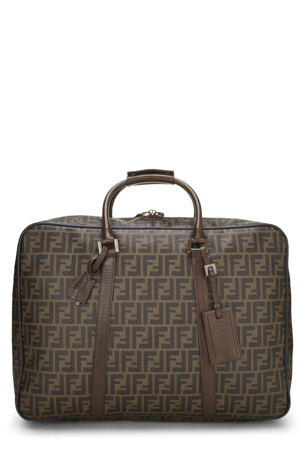 Fendi, Pre-Loved Coated Canvas Zucca Weekender Large, Brown