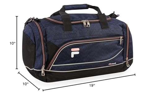 Fila Sprinter 19" Sport Duffel Bag, Static Blue Pink