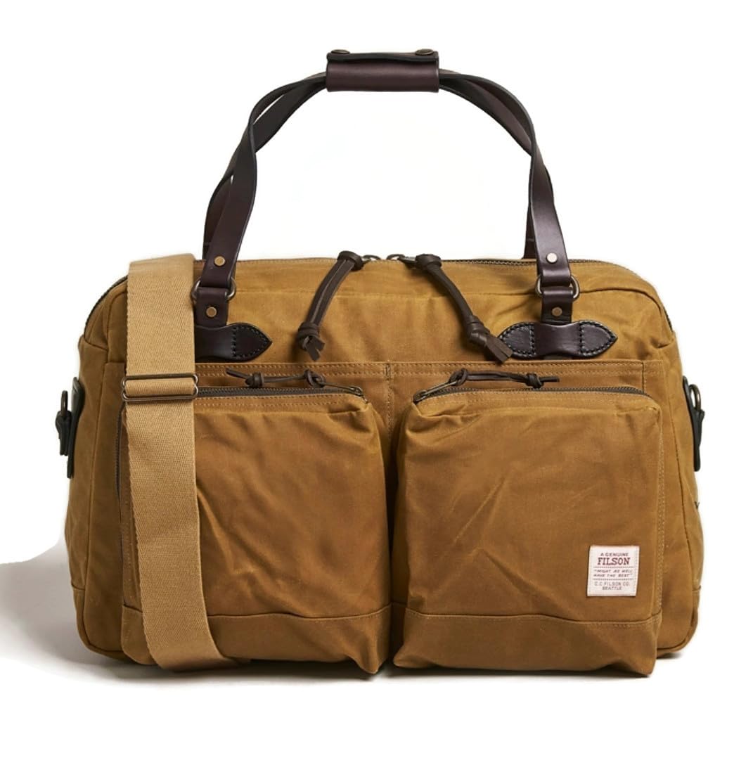 Filson 48 Hour Tin Cloth Duffle Bag (Dark Tan)