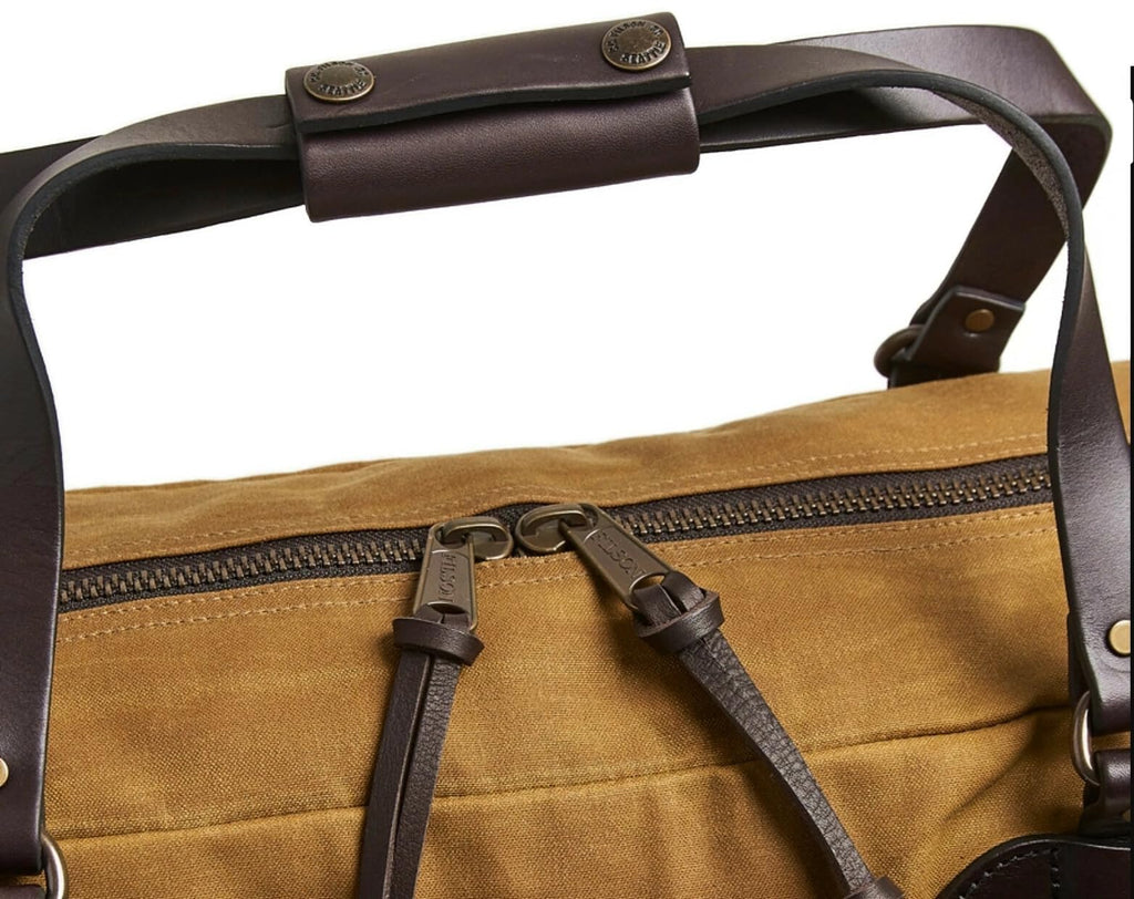 Filson 48 Hour Tin Cloth Duffle Bag (Dark Tan)