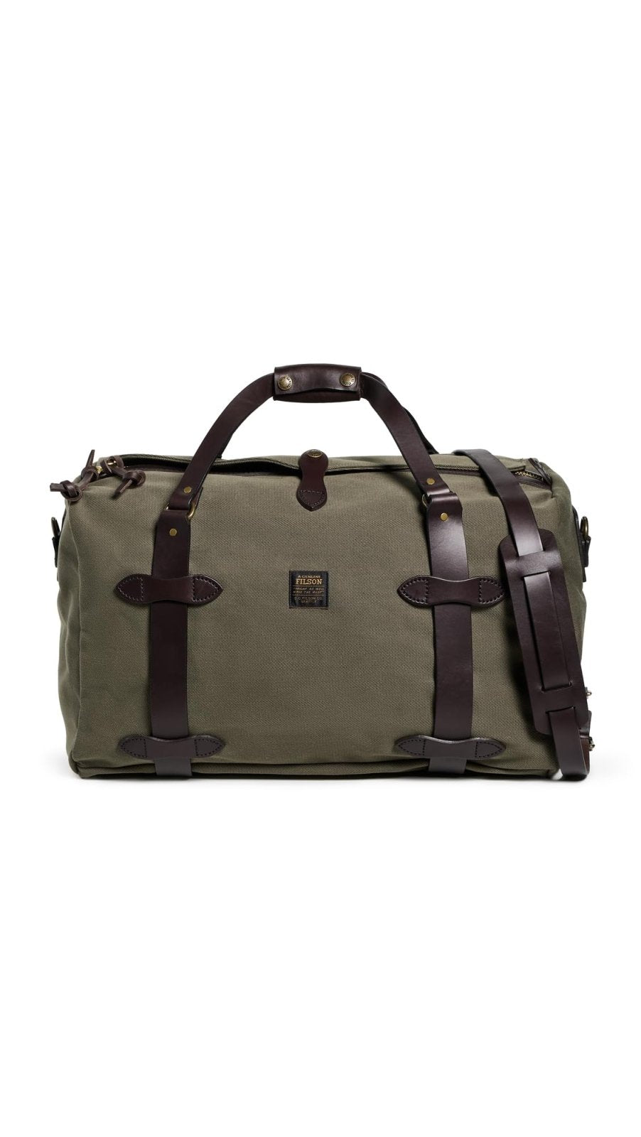 Filson Men's Medium Rugged Twill Duffle Bag, Otter Green, One Size