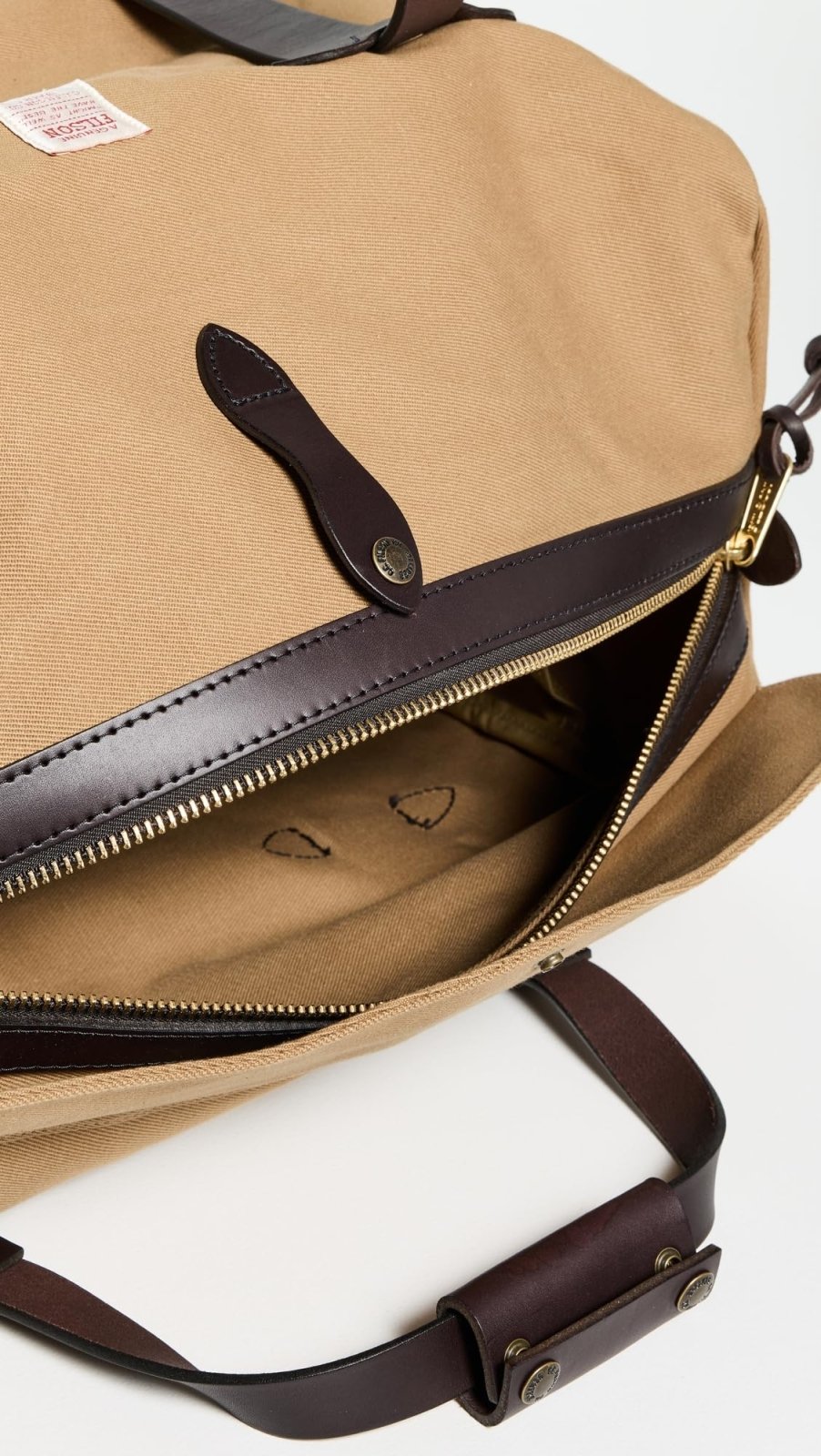 Filson Men's Medium Rugged Twill Duffle Bag, Tan, One Size
