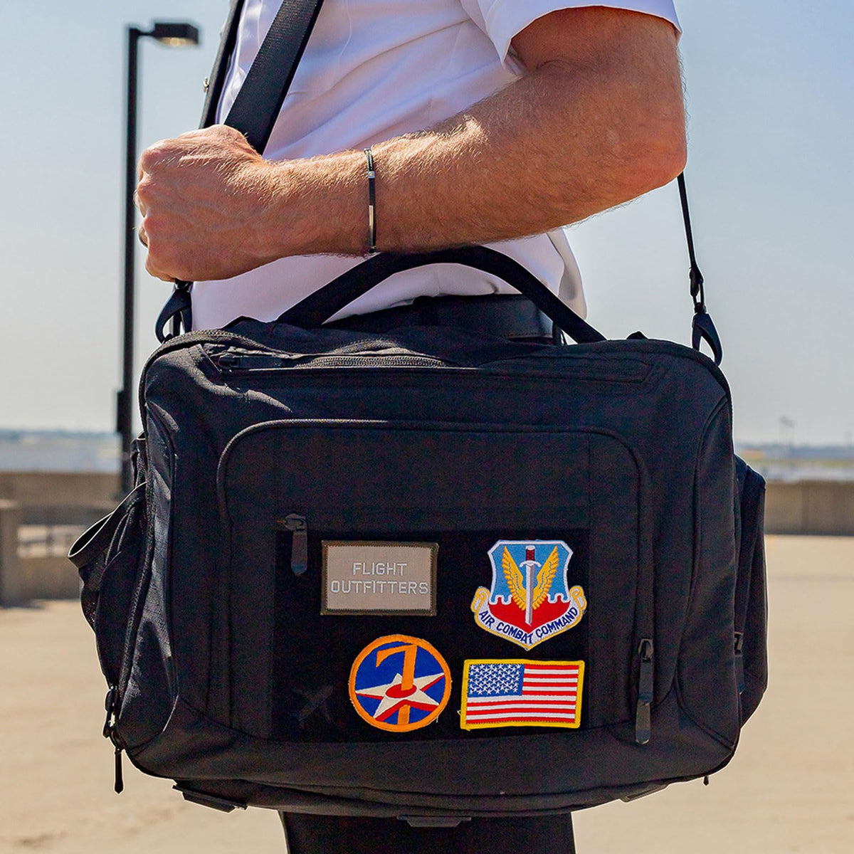 Flight Outfitters Flight Deck Pro | Professional Pilot Flight Bag with 30 Pockets | Sleek Organized & J - Hook Ready Travel Bag