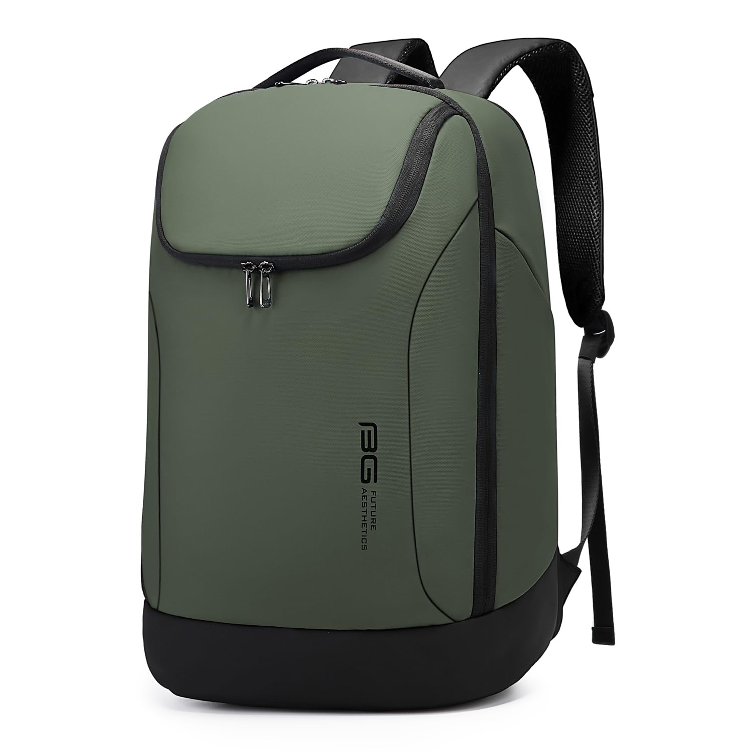 FUTURE AESTHETICS Business Smart Backpack Waterproof for women,men,Fight Approved Durable Backpack suitable as overnight and travel backpack (Green)
