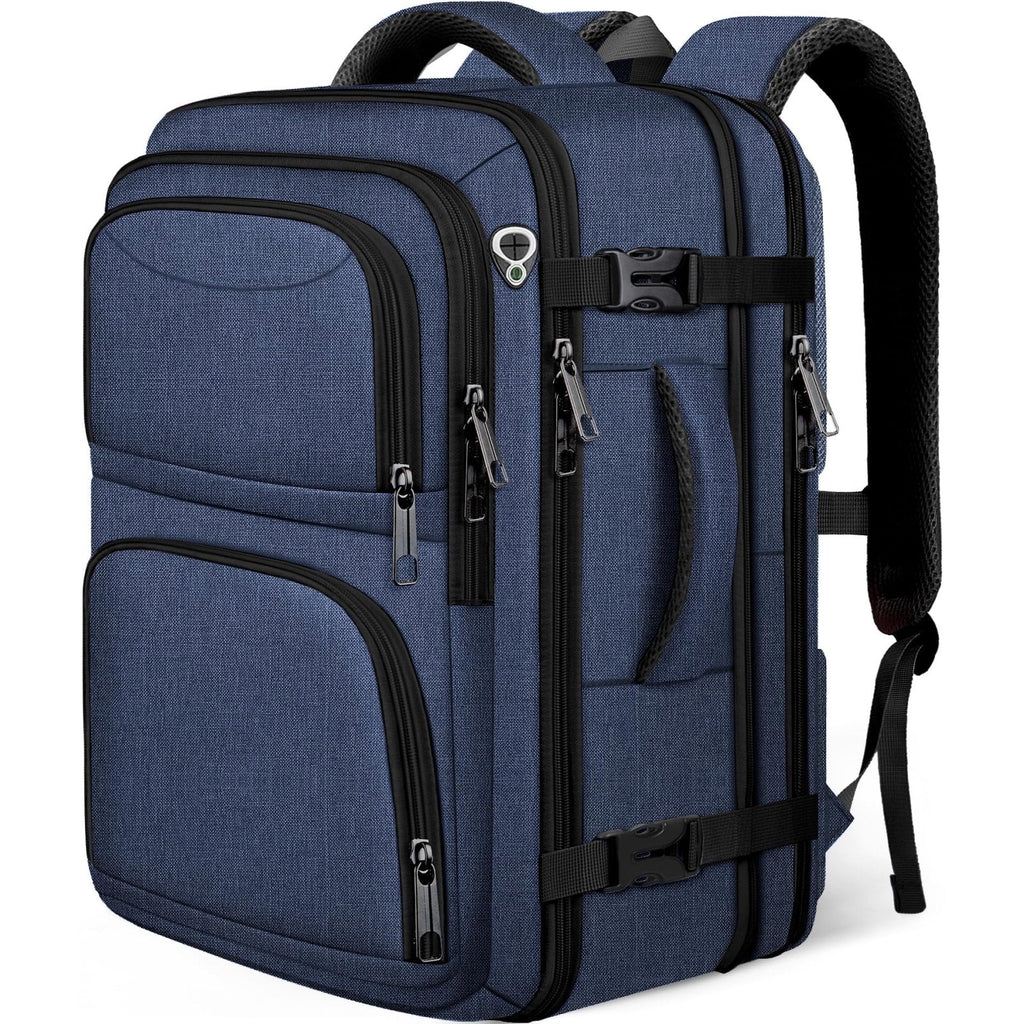 Fxcelets Travel Backpack, Extra Large Carry on Backpack, TSA 18.4 inch Laptop Bags Flight Approved, Lightweight Waterproof Business Luggage Bag, Gifts for Women, Blue