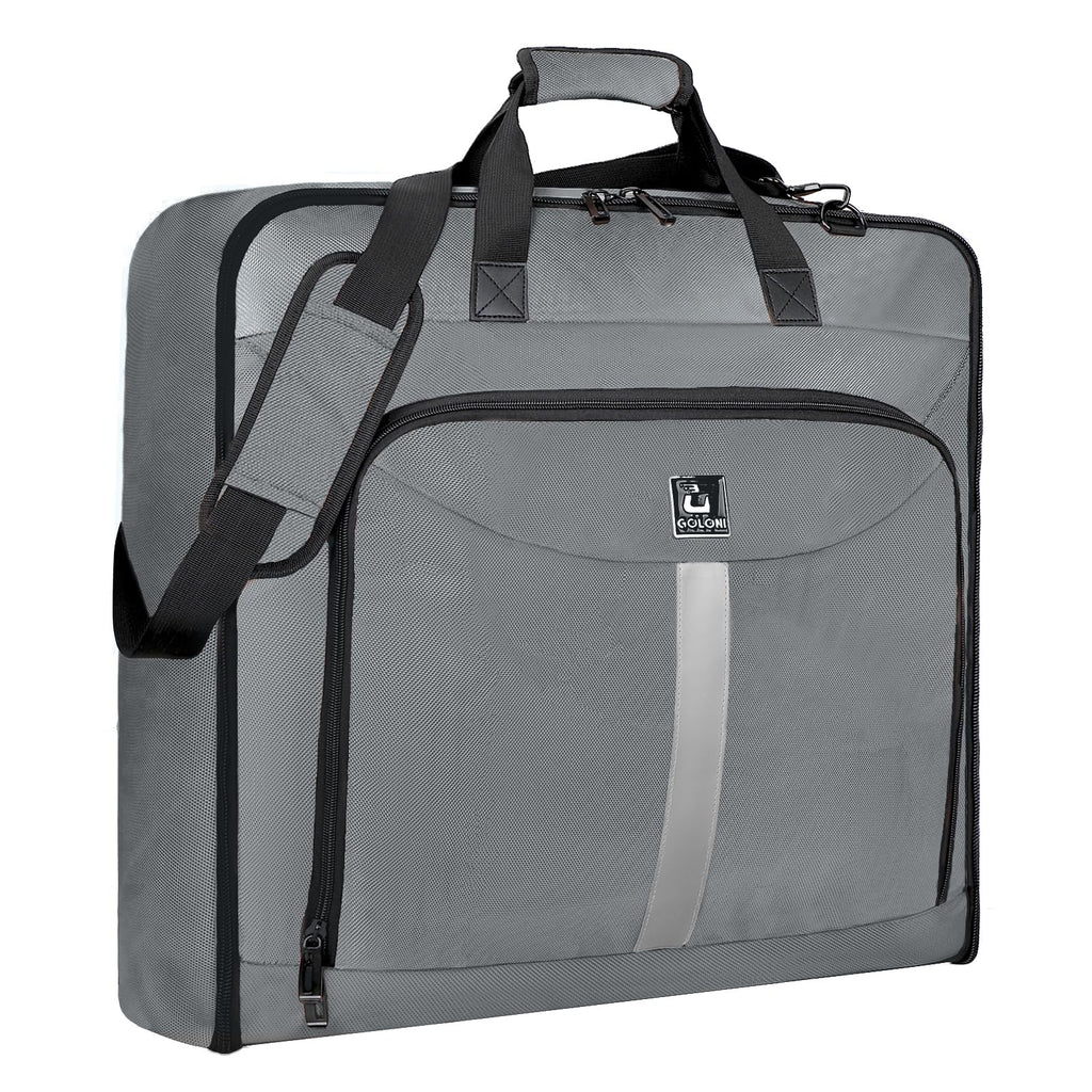 Garment Bags for Travel,46.5'' Waterproof Carry on Garment Bag for Hanging Clothes,Foldable Suit Bag for Travel Business