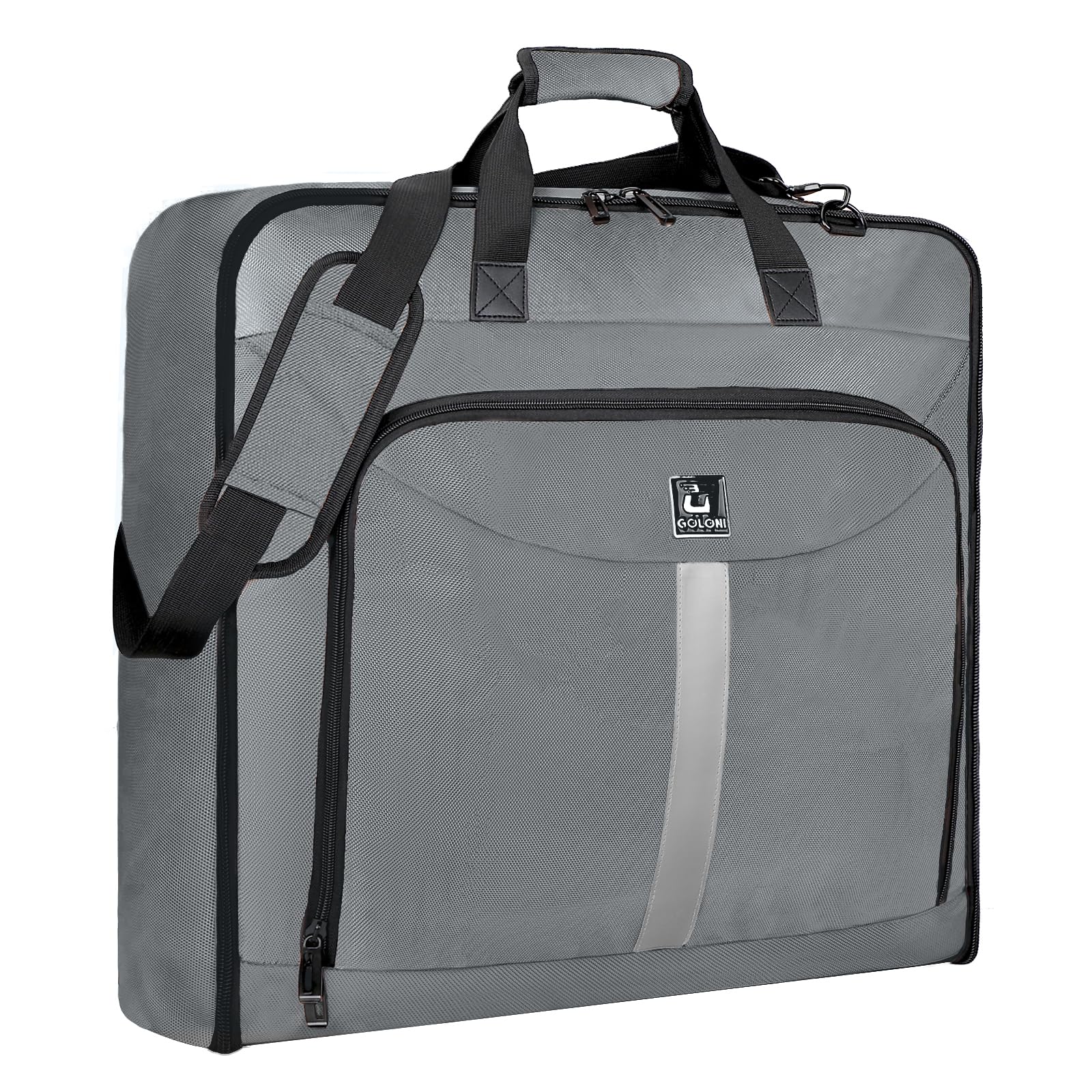 Garment Bags for Travel,46.5'' Waterproof Carry on Garment Bag for Hanging Clothes,Foldable Suit Bag for Travel Business