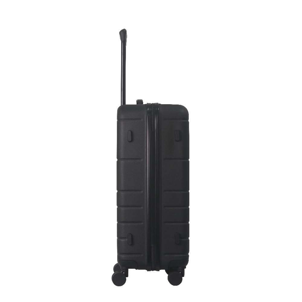 Gecheer ABS Hardshell Luggage Set 3 - Piece Spinner Suitcases with TSA Lock – 20 Inch, 24 Inch, 28 Inch Carry - On and Checked Luggage in Black