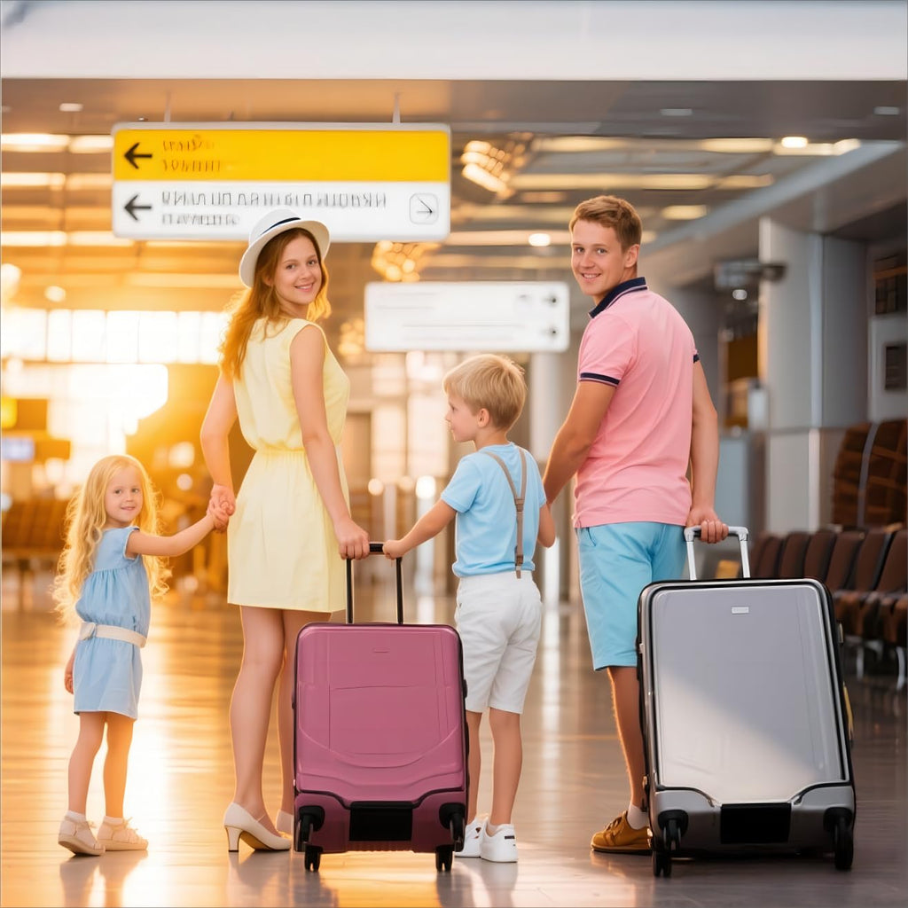 GigabitBest 30 Inch Suitcase Cover for Luggage,1.5mm Thickness Clear Luggage Covers for Suitcase TSA Approved Suitable 30 - 31 Inch Suitable for Long Travel Accessories