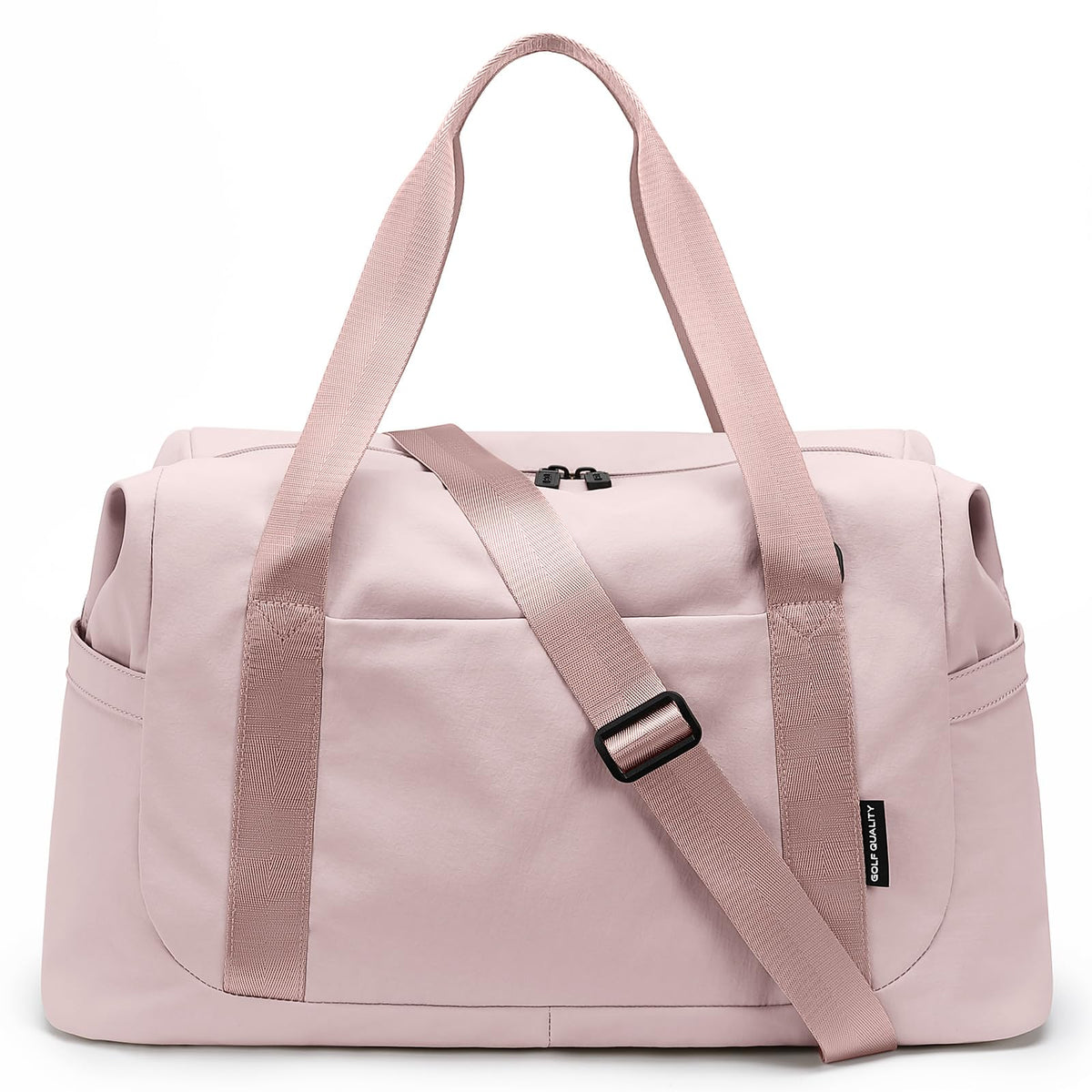 GOLF QUALITY Travel Duffle Bag - Gym Bag for Women,Tote Bag Laptop Carry on Weekender Overnight Bag Organizer Duffel Bag for Travel,31L,Baby Pink