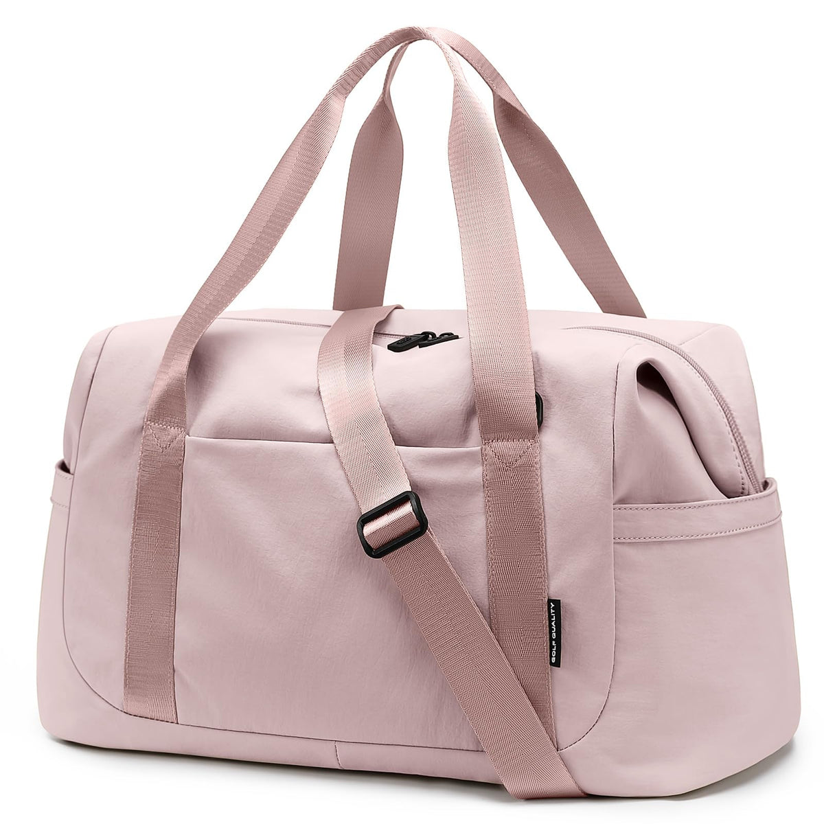 GOLF QUALITY Travel Duffle Bag - Gym Bag for Women,Tote Bag Laptop Carry on Weekender Overnight Bag Organizer Duffel Bag for Travel,31L,Baby Pink