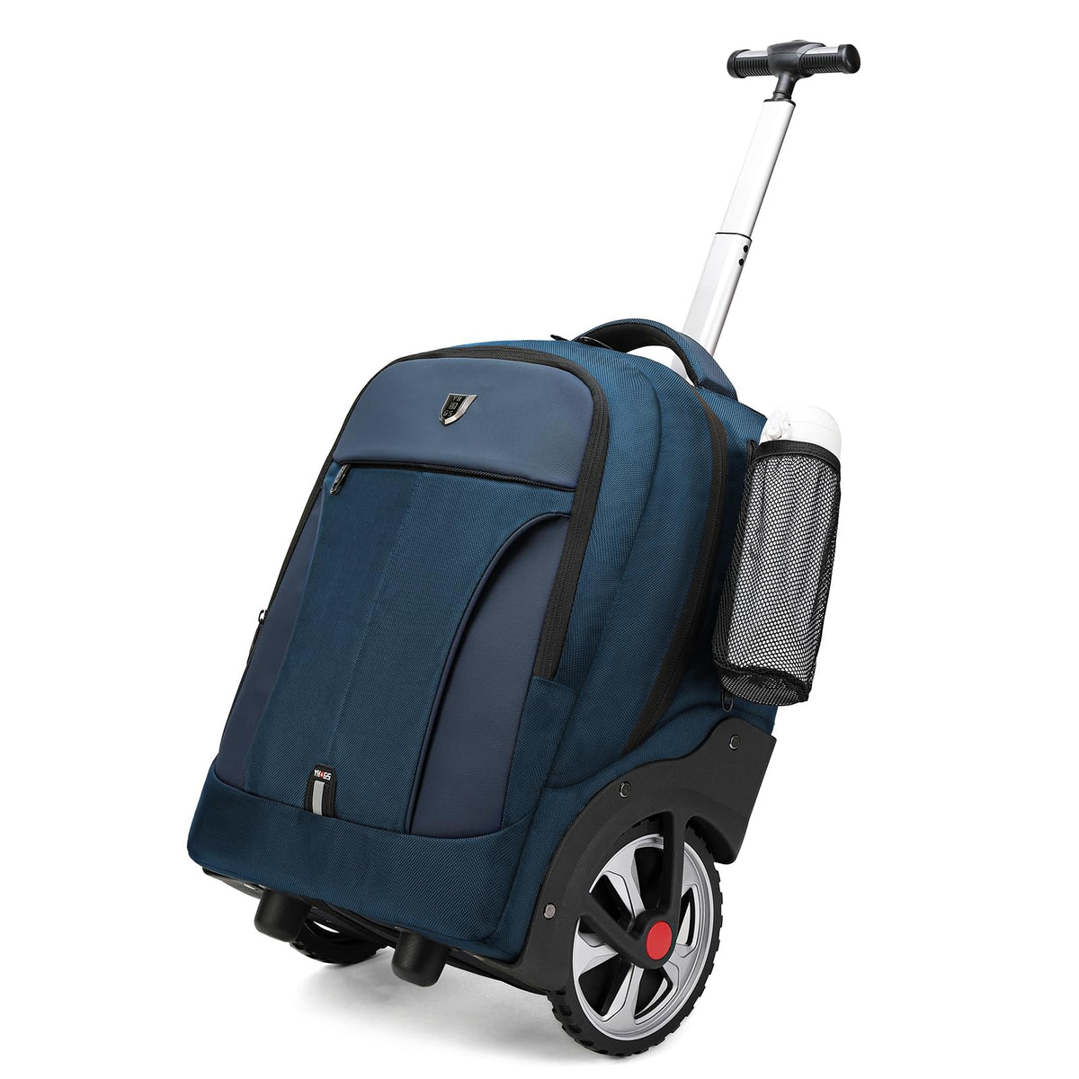 GOTECH Rolling Backpack,Waterproof Backpack with Wheels for Business and Travel Commuter, Carry on Backpack with Laptop Compartment, Fit 17 Inch Laptop, Wheeled Backpack for Adults