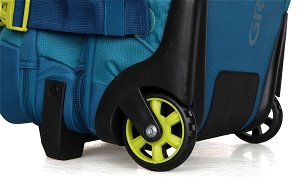 Granite Gear 53L Water - Resistant Wheeled Duffel Suitcase with Backpack Straps - Carry - On Luggage Tote Softcase