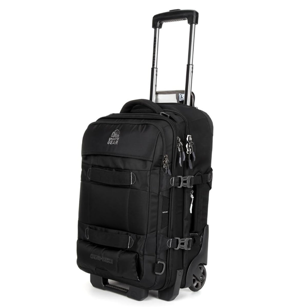 Granite Gear 55L Water-Resistant Wheeled Duffle Suitcase with Backpack & Waist Straps - Carry-On Luggage Tote Softcase