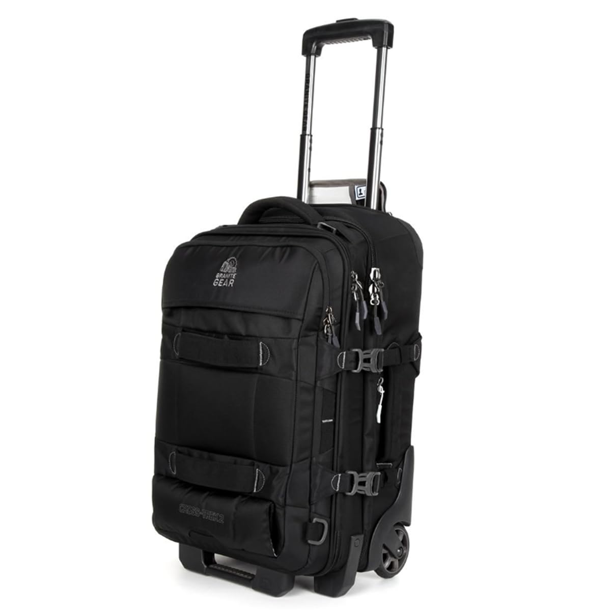 Granite Gear 55L Water-Resistant Wheeled Duffle Suitcase with Backpack & Waist Straps - Carry-On Luggage Tote Softcase